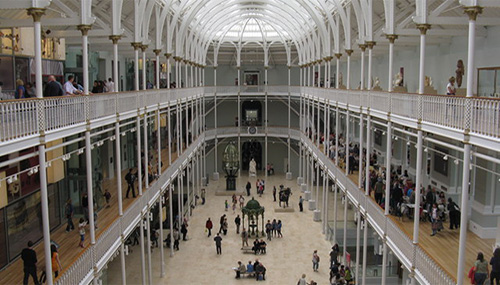 Interior of the National Museum of Scotland