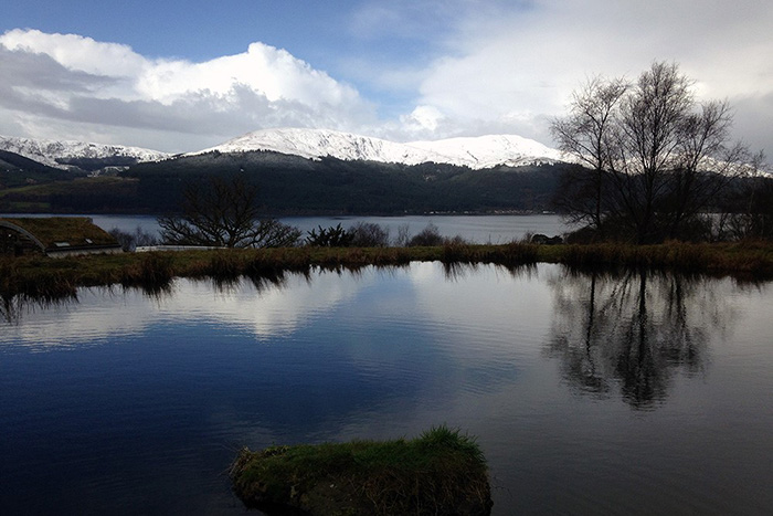 Cove Park overlooking the loch