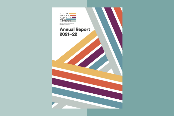 Front cover of SGSAH Annual Report 2021-22